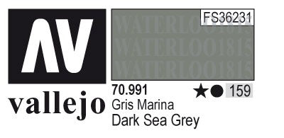 AV70991-159 Vallejo MODEL 17 ml COLOR:Dark Sea Grey