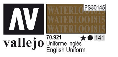 AV70921-141 Vallejo MODEL 17 ml COLOR: English Uniform