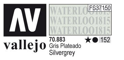 AV70883-152 Vallejo MODEL 17 ml COLOR: Silver Grey