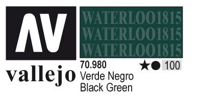 AV70980-100 Vallejo MODEL 17 ml COLOR: Black Green