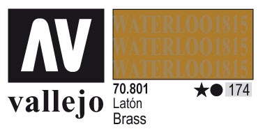 AV70801-174 Vallejo MODEL 17 ml COLOR: Brass - Ottone