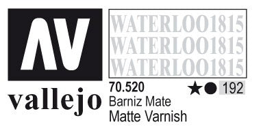 AV70520 - 192 Vallejo MODEL Color: Matte Varnish