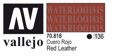 AV70818-136 Vallejo MODEL 17 ml COLOR: Red Leather