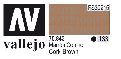 AV70843-133 Vallejo MODEL 17 ml COLOR: Cork Brown