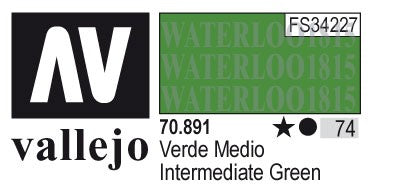 AV70891-074 Vallejo MODEL 17 ml COLOR: Intermediate Green
