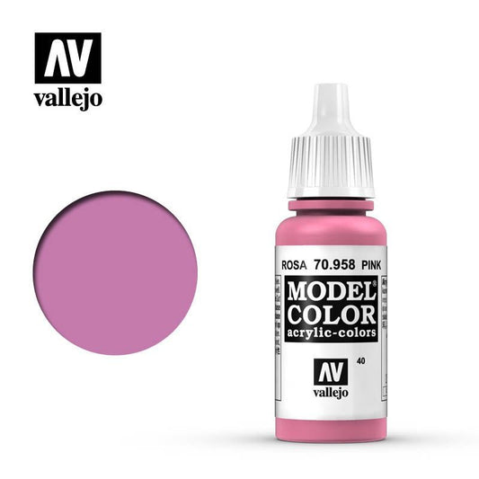 AV70958 Vallejo VALLEJO MODEL COLOR 40 PINK  17 ml