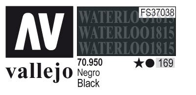 AV70950-169 Vallejo MODEL 17 ml COLOR: Black - Nero