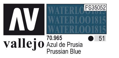 AV70965-051 Vallejo MODEL 17 ml COLOR: Prussian Blue