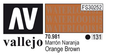 AV70981-131 Vallejo MODEL 17 ml COLOR: Orange Brown