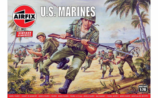 AX00716V AIRFIX  US Marines WWII   Vintage Classics series  1/72