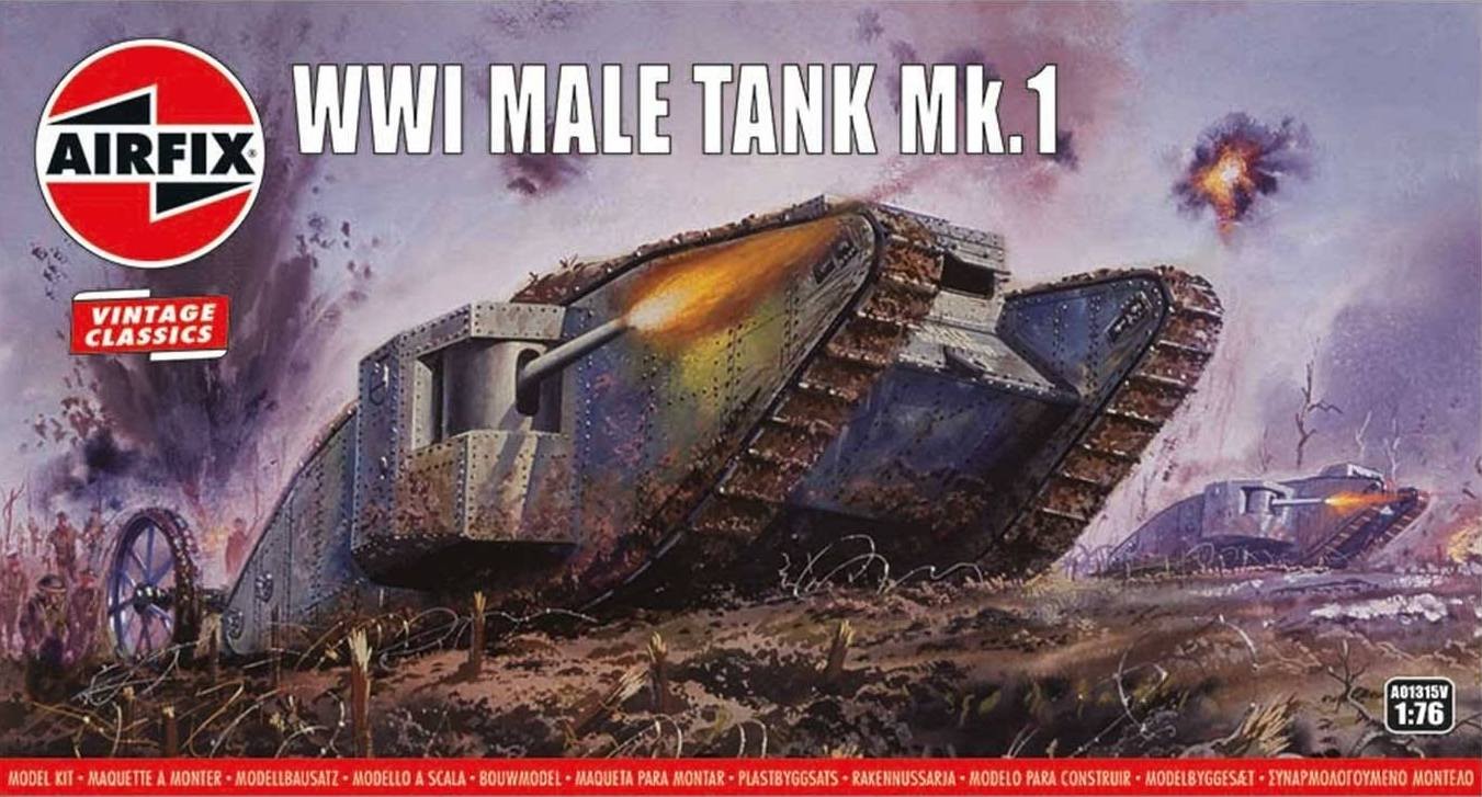 AX02337V AIRFIX  WWI Female Tank Vintage Classics series 1/76