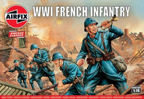 AX00728V AIRFIX French Infantry (WWI) Vintage Classic series 1/76