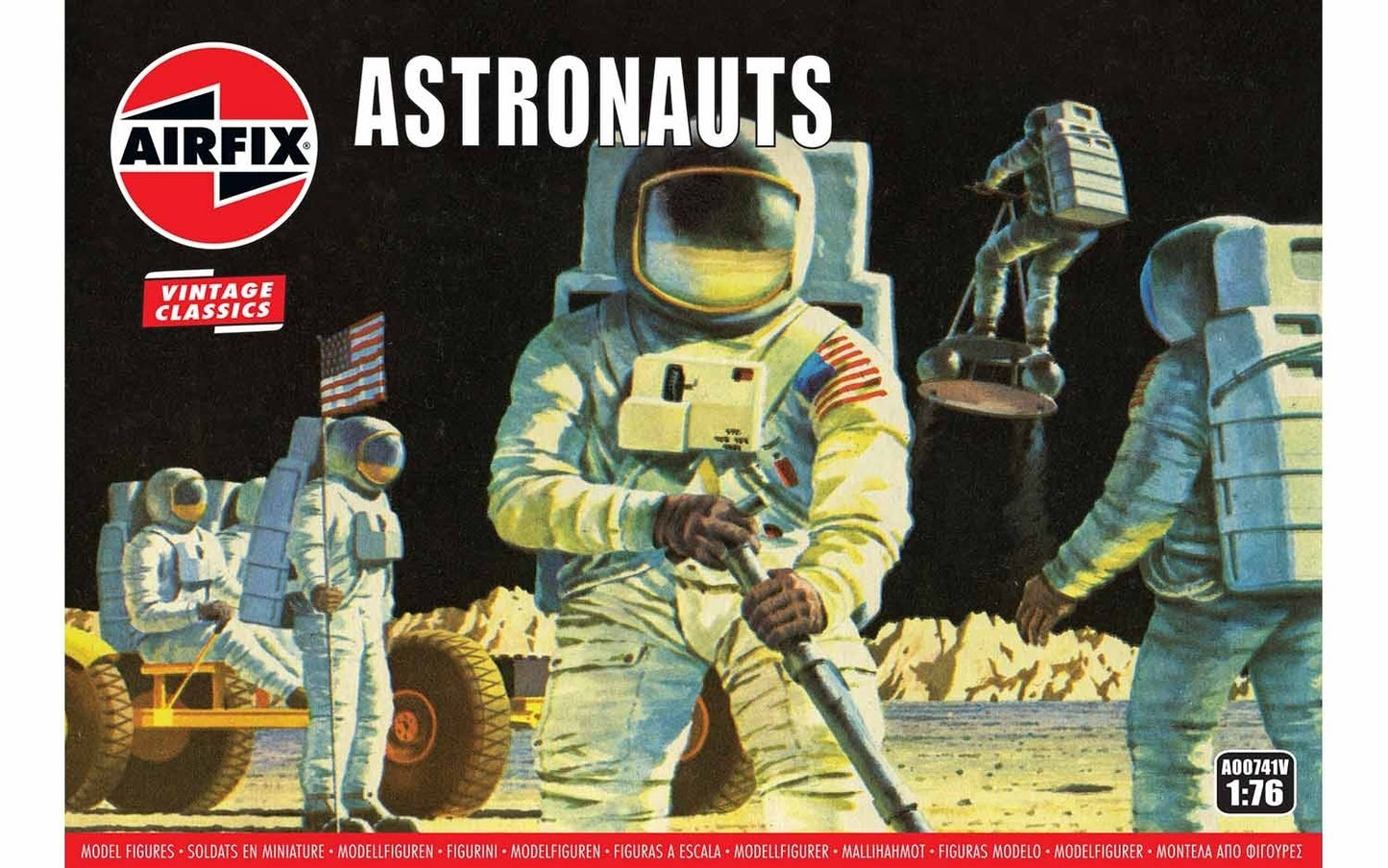 AX00741V AIRFIX  50th Anniversary of 1st Moon Landing Astronauts   Vintage Classics series   1/72