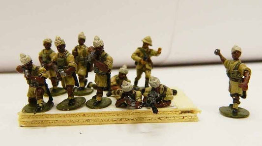 SDFCAM35 EWM EARLY WAR MINIATURES SUDAN DEFENCE FORCE 10MAN INFANTRY RIFLE 1/72