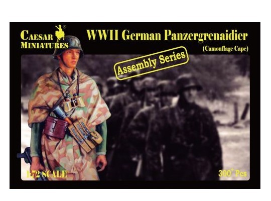 CAESAR CM7717  WWII German Panzergrenadier wearing Camouflage Cape