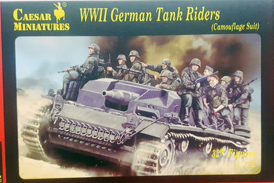 CAESAR H099 WWII GERMAN TANK RIDERS 1/72