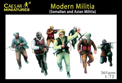 CAESAR H063 Modern Militia (Somalian and Asian Militia) 1/72