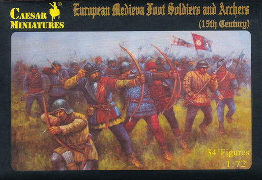 CAESAR H088 European Medieval Foot Soldiers and Archers