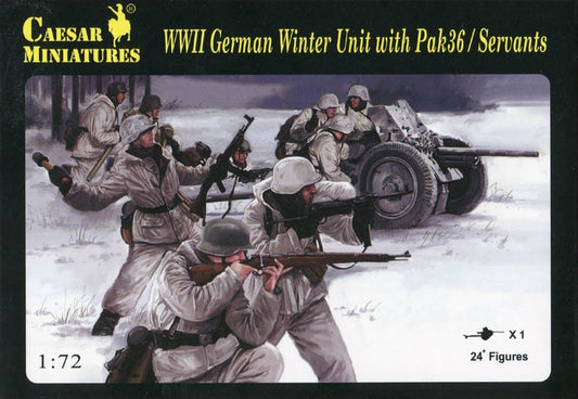 CAESAR H097 WWII German Winter Unit with Pak 36 / Servants