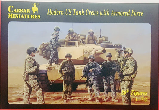 CAESAR H103 MODERN US TANK CREWS WITH ARMORED FORCE 1/72