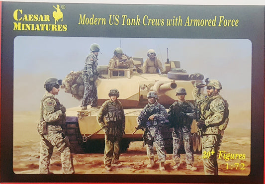 CAESAR H103 MODERN US TANK CREWS WITH ARMORED FORCE 1/72
