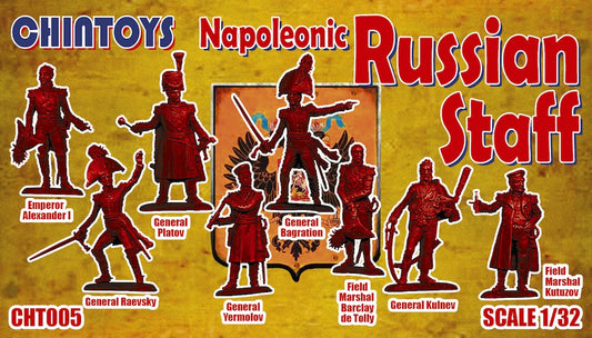 CHINTOYS CHT005 Napoleonic Russian Staff (NO BOX. THIS IS POLY BAGGED)