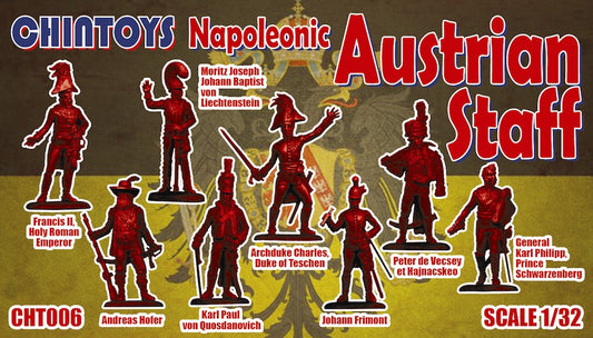 CHINTOYS CHT006 Napoleonic Austrian Staff (NO BOX. THIS IS POLY BAGGED)