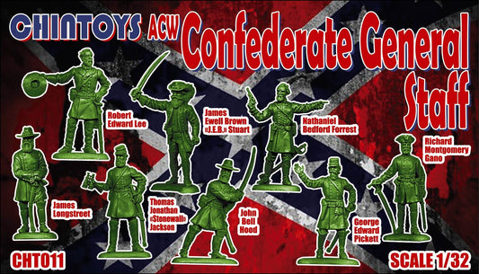CHINTOYS CHT011 ACW/American Civil War Confederate General Staff.