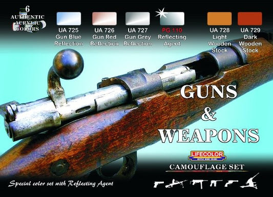 CS 26 LIFECOLOR ACRILICI PER  GUNS & WEAPONS