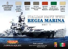 CS15 LIFECOLOR ACRILICI PER Regia Marina Italiana set  1