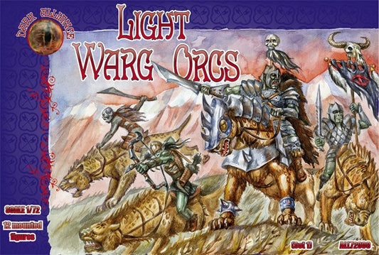 DARK ALLIANCE ALL72009 Light Warg Orcs