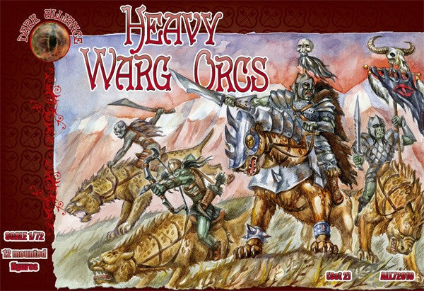 DARK ALLIANCE ALL72010 Heavy Warg Orcs