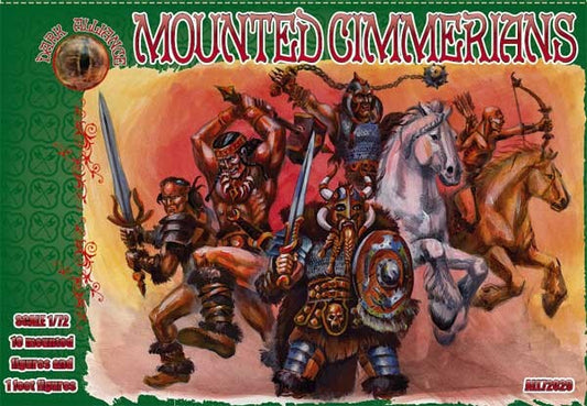 DARK ALLIANCE ALL72029  Mounted Cimmerians.