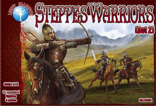 DARK ALLIANCE ALL72052 Steppes Warriors. Set 2 1/72