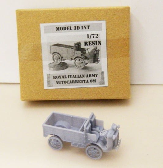 FLOR11 ROYAL ITALIAN ARMY AUTOCARRETTA OM 1/72 MODEL 3D INT