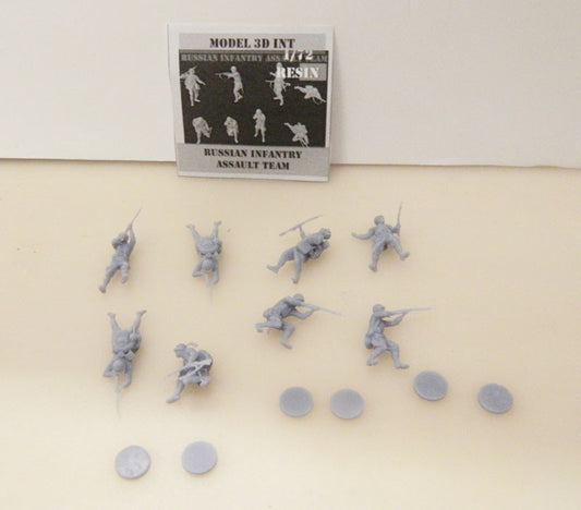 FLOR13  RUSSIAN ARMY ASSAULT TEAM 1/72 MODEL 3D INT