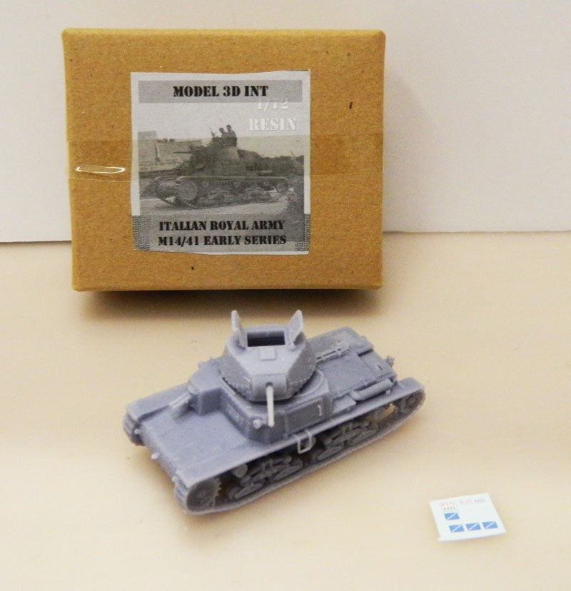 FLOR6 ITALIAN ROYAL ITALIAN ROYAL ARMY M14/41 EARLY SERIES 1/72 MODEL 3D INT