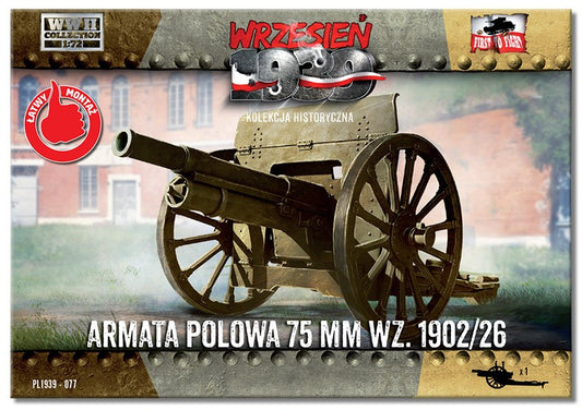 FTF077 FIRST TO FIGHT KITS Field Gun 75mm wz.1902/26 1/72