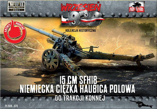 FTF079 FIRST TO FIGHT KITS 15 cm sFH 18 German heavy howitzer for horse traction 1/72