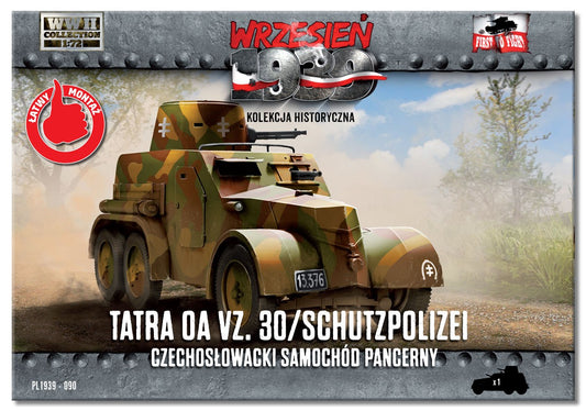FTF090 FIRST TO FIGHT KITS TATRA OA vz.30 Czechoslovak armored car Tatra OA vz. 30/Schutzpolizei 1/72