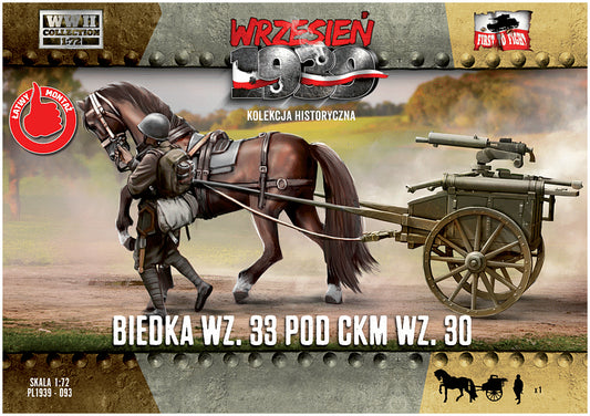 FTF093 FIRST TO FIGHT KITS Biedka wz.33 under the CKM wz.30 1/72