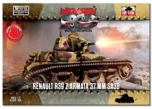 FTF096 FIRST TO FIGHT KITS Renault R39 with a 37mm SA38 gun 1/72