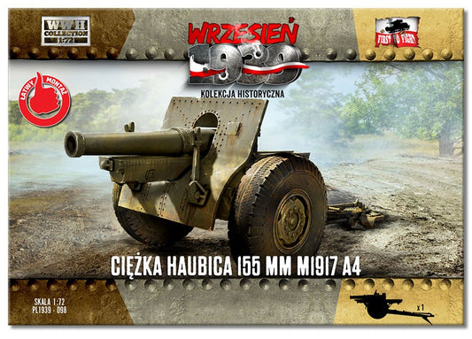 FTF098 FIRST TO FIGHT KITS 155mm heavy howitzer M1917 A4 1/72