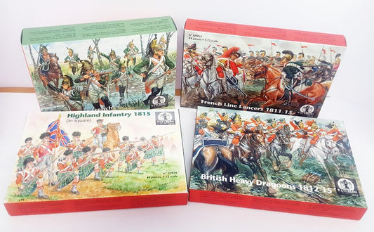 GR183 WATERLOO1815 OFFERTA 4 SCATOLE! COD: AP053-AP054-AP041-AP039  1/72