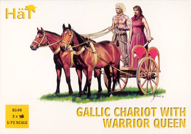 HAT 8140 Gallic Chariot with Warrior Queen