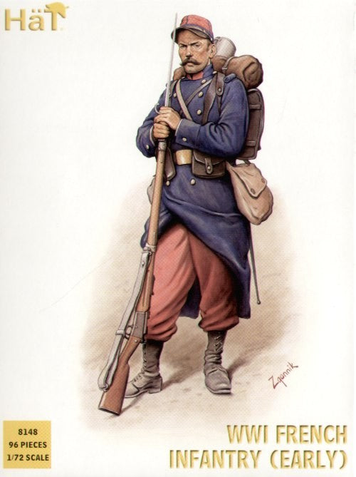 HAT 8148 Re-released! WWI French Infantry 1914 (may be in generic boxing)  1/72