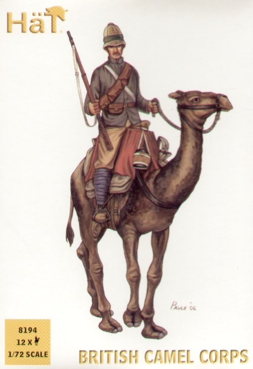 HAT 8194 Re-released! British Camel Corps 1/72 ON SPRUE