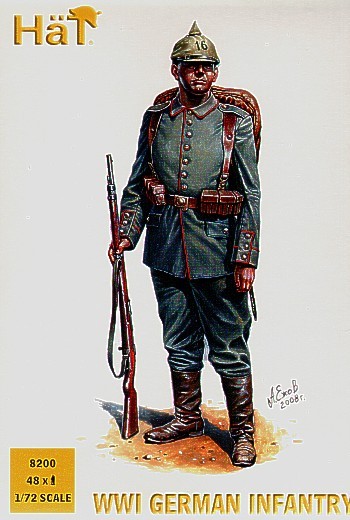 HAT 8200 Re-released! German Infantry (WWI)   1/72