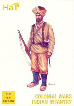 HAT 8203 Colonial Wars Indian Infantry