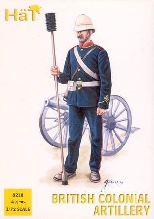 HAT 8210 British Colonial Artillery ON SPRUE